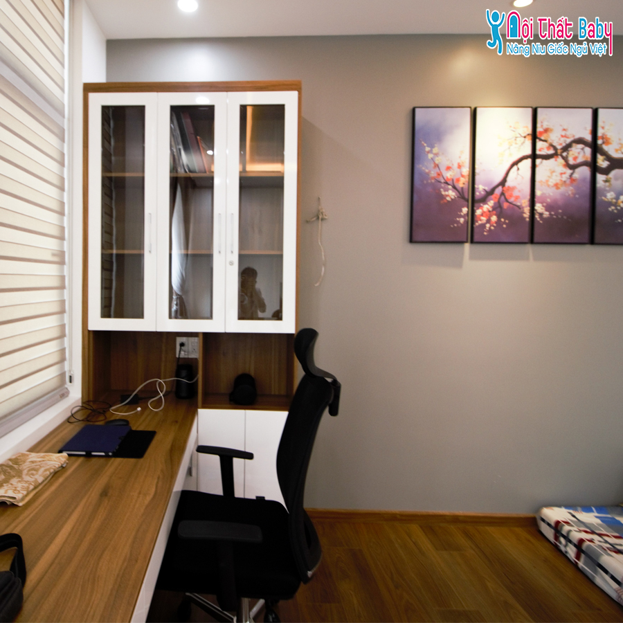 Hình ảnh thi công thực tế nội thất nguyên căn hiện đại nhà anh HIệp -Quận 12